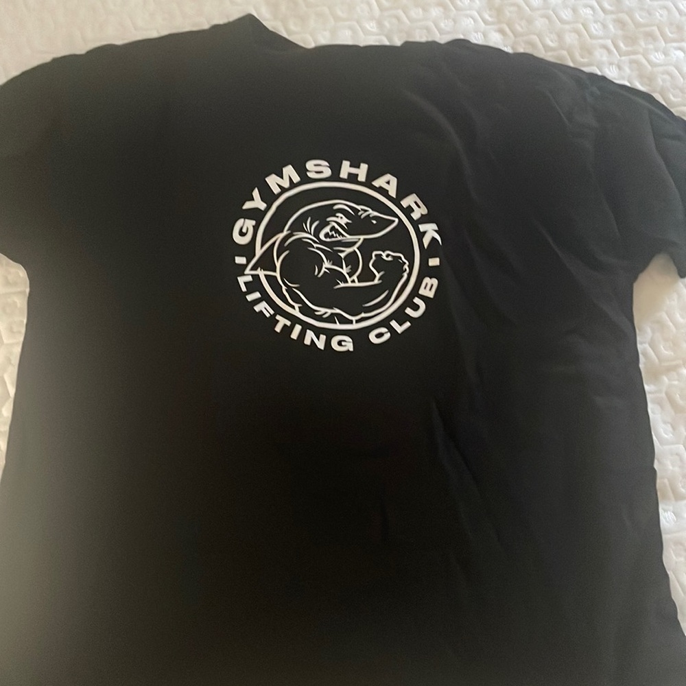 Gymshark black womens t shirt